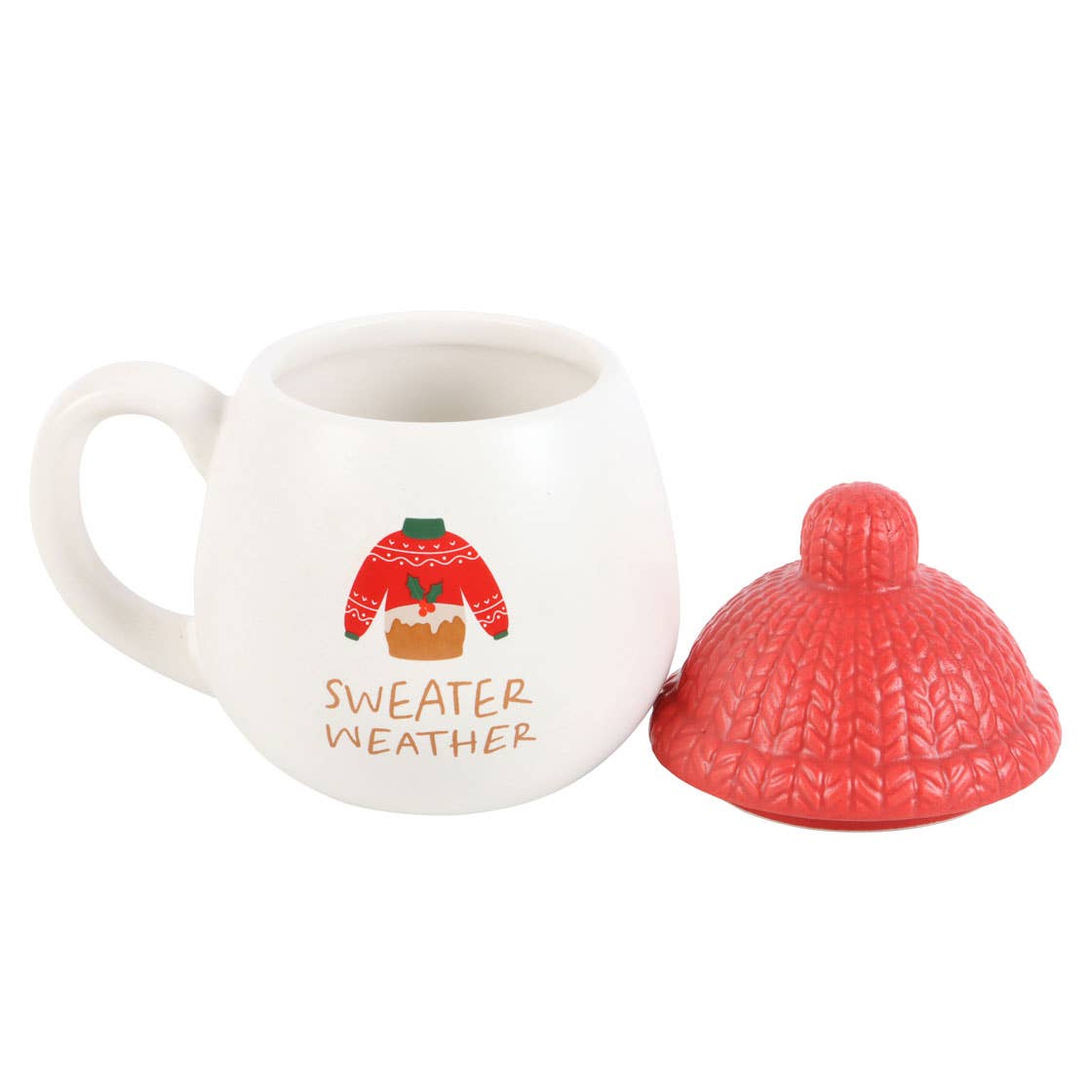 Something Different Wholesale - Wholesale Coffee Mug - Sweater Weather Lidded Christmas Mug4