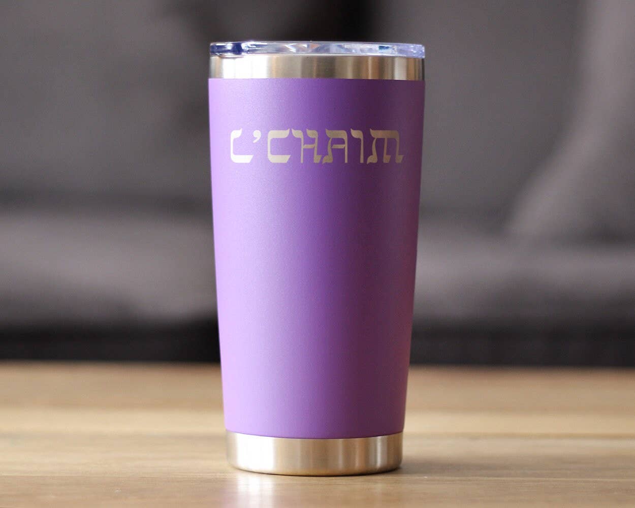 bevvee – wholesale Isolerade dryckesvaror – Cheers Hebrew L'Chaim Isolerad Resetumbler Judiska gåvor3