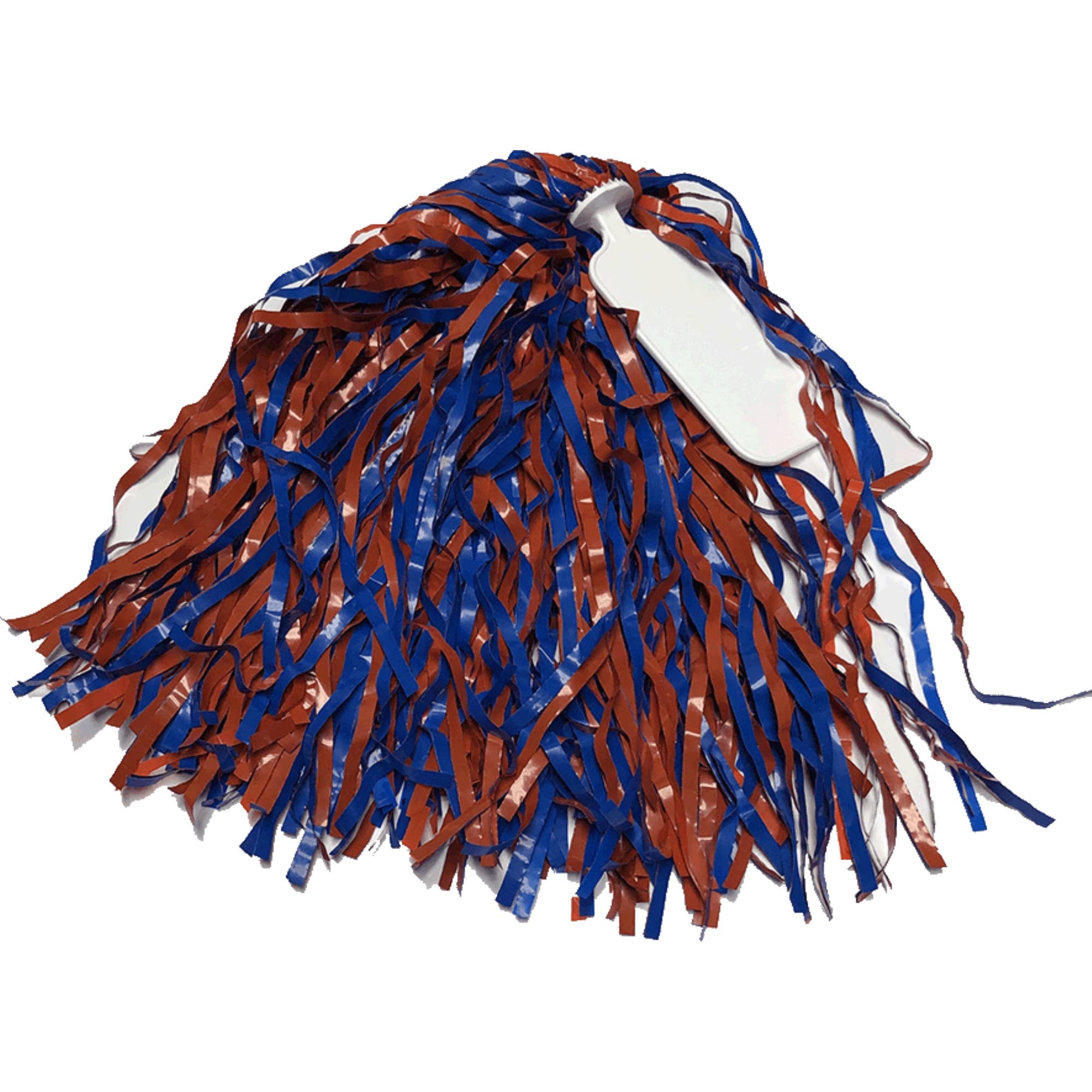 Fanapeel / Gamefaces - Wholesale Pom Poms - Spirit Shaker Poms Bright Blue/Orange0