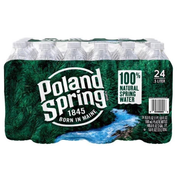 Everyday Supply Co - Wholesale Sparkling Water - POLAND SPRING - Poland Spring Bottled Water 16.9 oz 24 pk