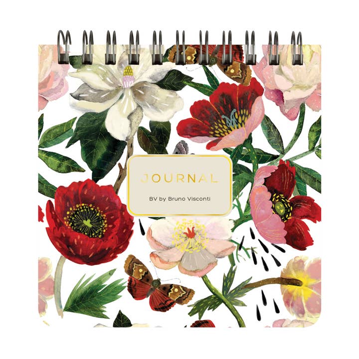 Pocket Art Journal  - Peonies for wholesale by BV by Bruno Visconti