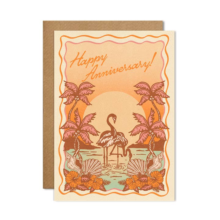 Happy Anniversary Card for wholesale by cai & jo