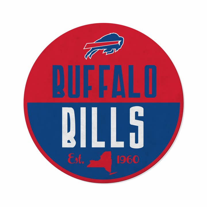 Fanion Découpé en Forme Classique des Buffalo Bills pour la vente par Rico Industries