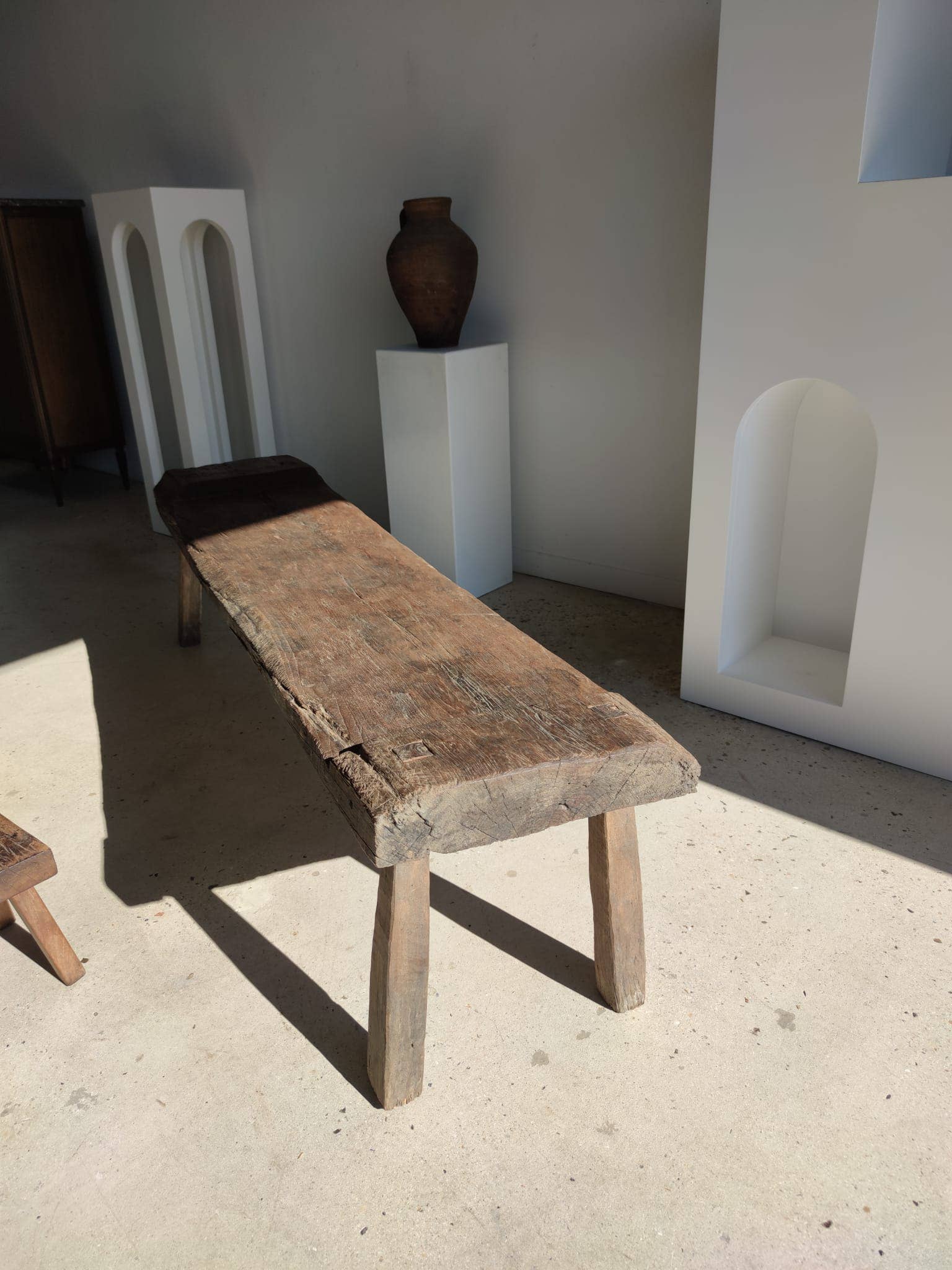 Office Objets - Wholesale Bench - Very large antique teak bench H:50cm L:2m0610