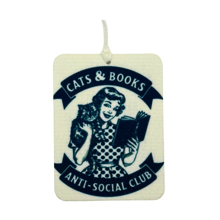 🌿 Katter & Böcker Anti-Social Club Bilfräschare | Ditt val av doft för wholesale av Dirt Poor Designs