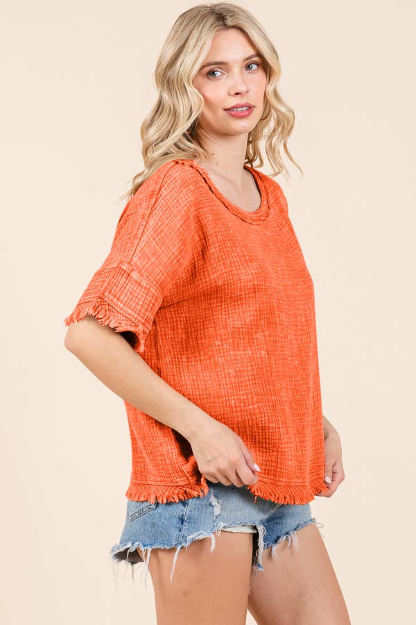 Culture Code - Wholesale Knit Top - Women's - CWT2134MW - SCOOP NECK OVERSIZE TOP4