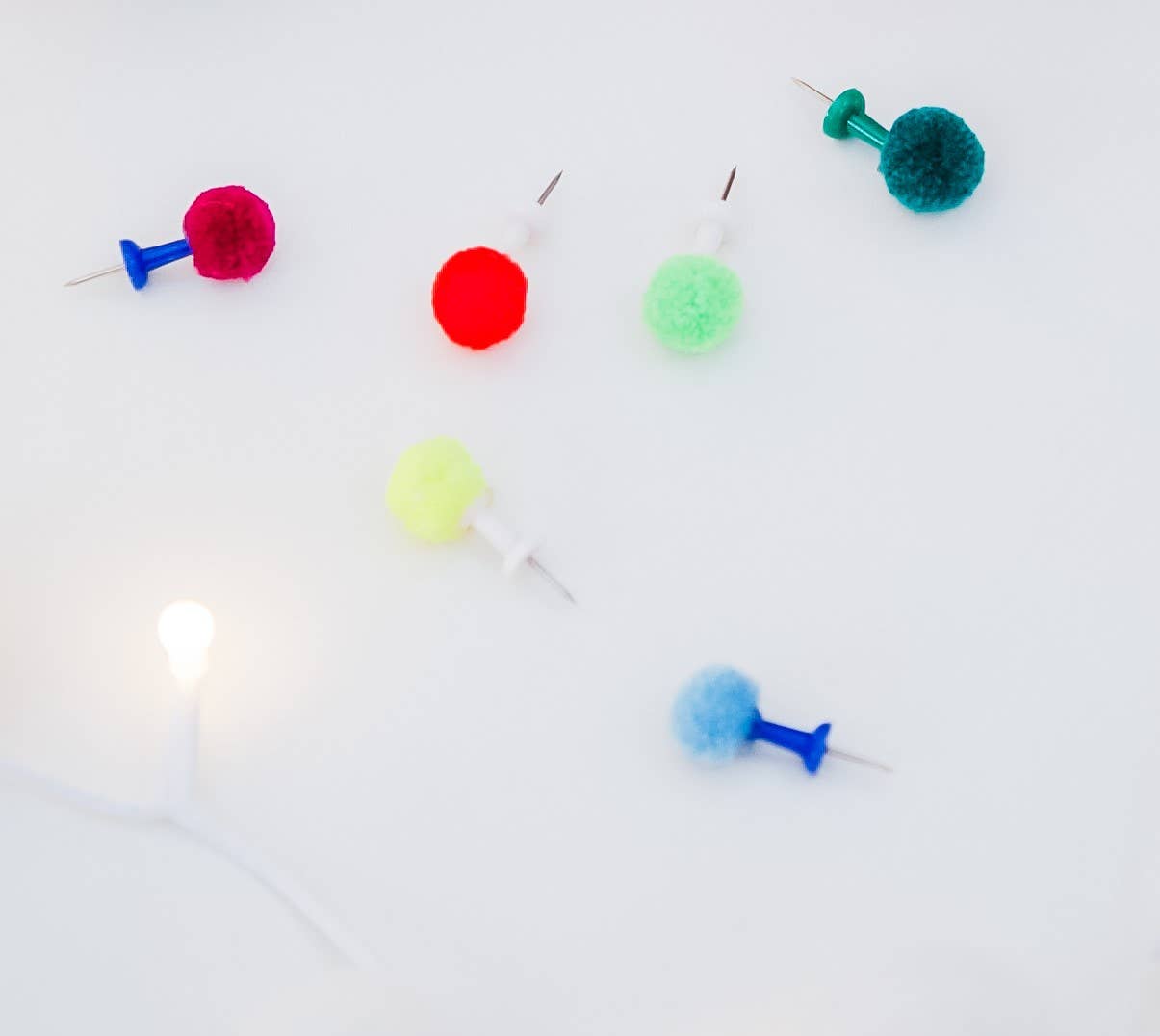 PomPom Galore – wholesale Stationery/notecard set – Push Pin Pom Pom2