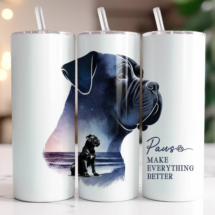 Cane Corso Paws tumlare för wholesale av Beautiful Creations by Laney