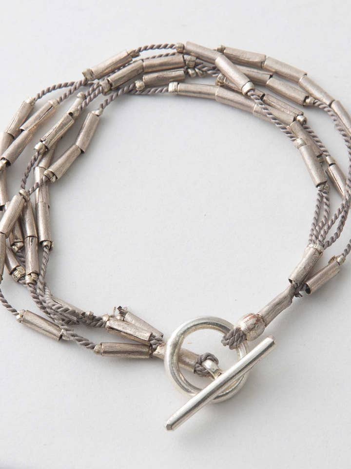 Threaded Artillery Bracelet for wholesale by Noonday