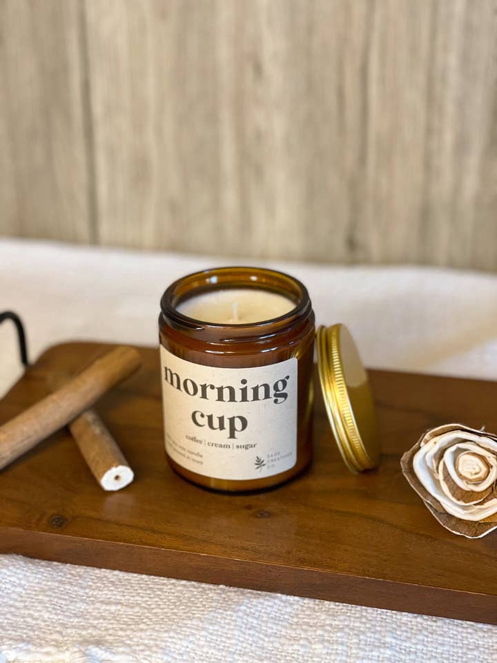 Morning Cup - 100% Soy Wax Candle for wholesale by Sage Candle Co.