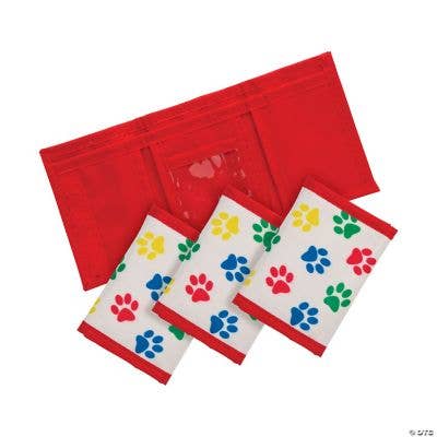Fun Express - Wholesale Wallet - Kids - PAW PRINT  WALLET0