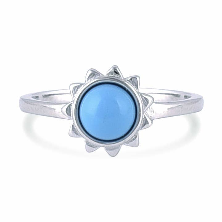 Turkooise ring met sterren voor wholesale door Nalu jewels