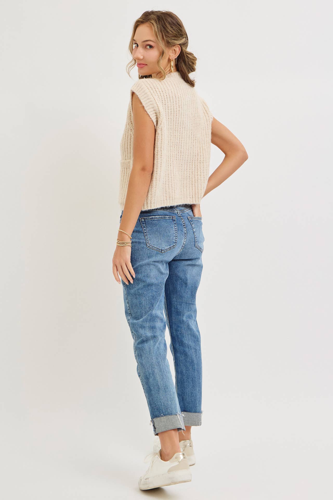 Sweet Lovely by Jen - Wholesale Knit Sweater - Women's - CHUNK SWEATER KNIT VEST 23