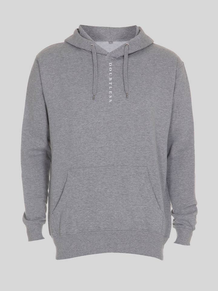 Felpa con cappuccio Barcode Grigio per la vendita all'ingrosso da parte di Doubtless