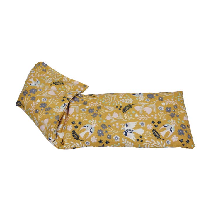 Garden Fern, Ochre Cotton Wheat Bag for wholesale by The Wheat Bag Company