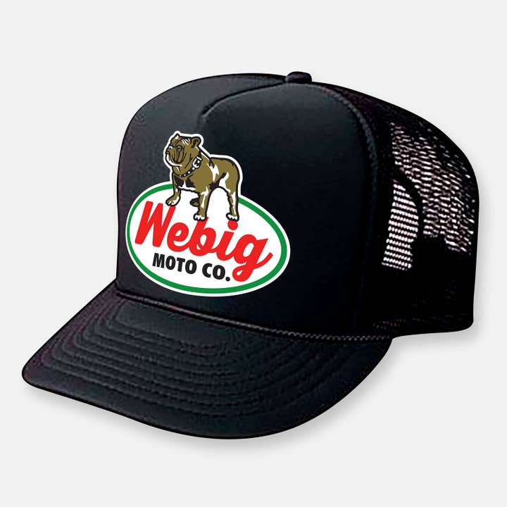 Webig Moto Company - Vendita all'ingrosso Cappellino da camionista - Unisex - CAPPELLO DA CAMIONISTA CON BECCO CURVO PER CANI DI GROSSA TAGLIA2