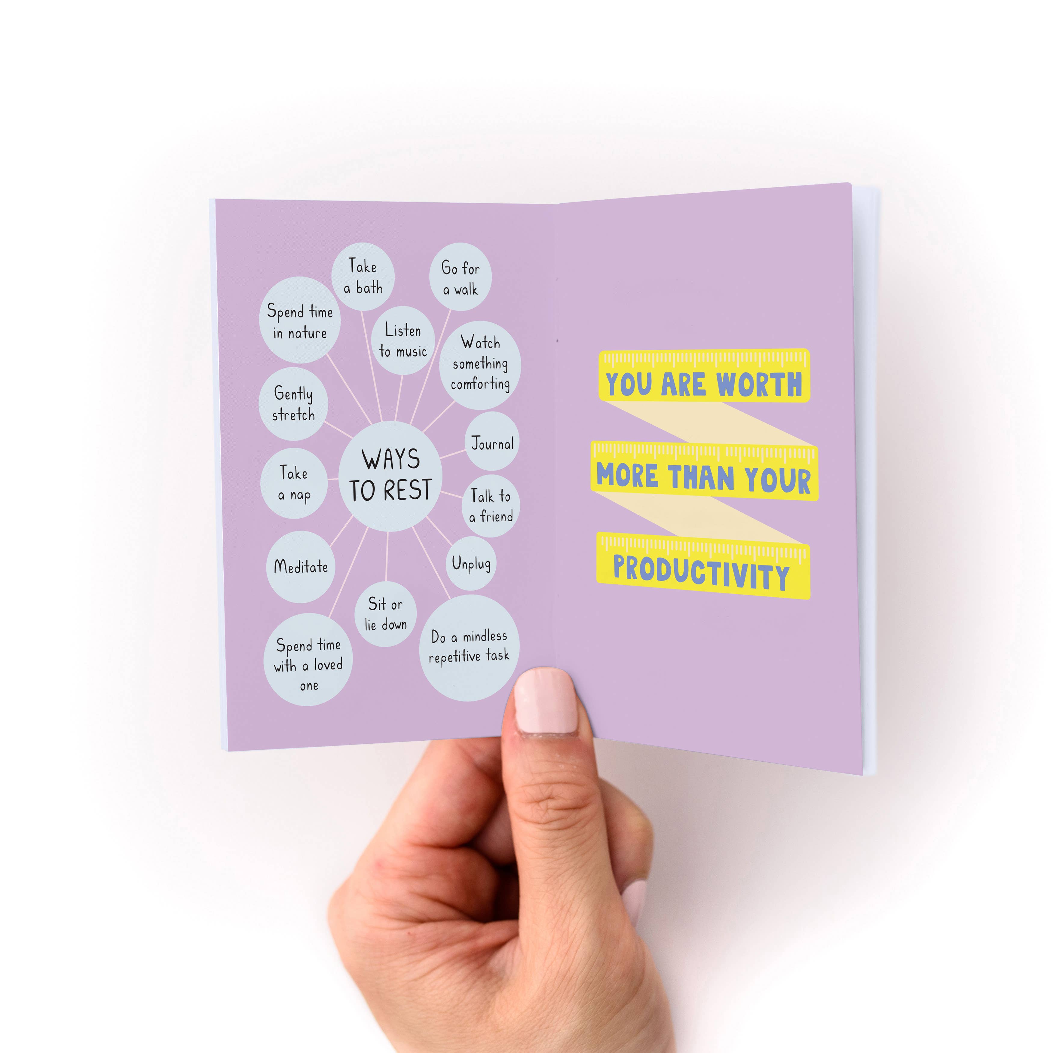 Kwohtations - Wholesale Display Book - Reminders for Uncertain Times Zine: A Pocket Guide for When Everything is Up in the Air2