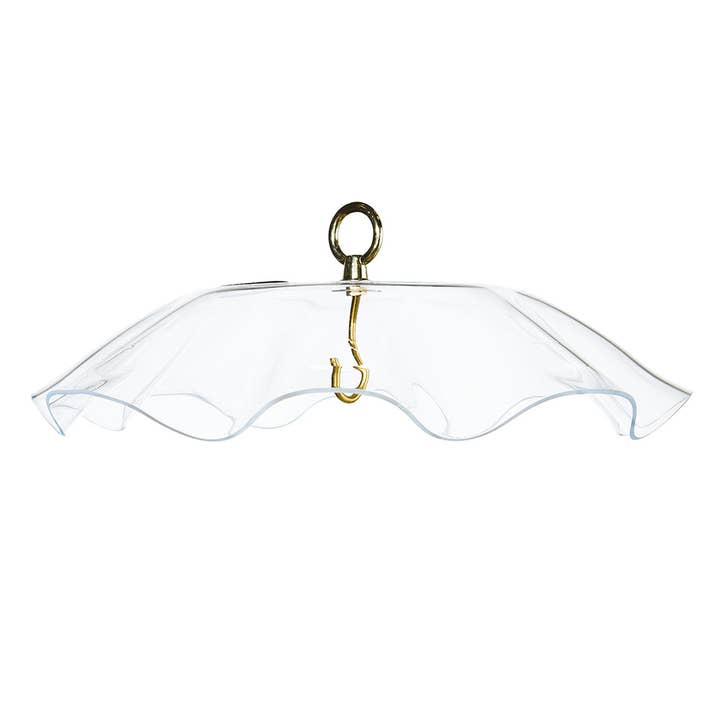 Birds Choice - Wholesale Bird Feeder - Protective Cover for Bird Feeder - Clear with Brass Hardware