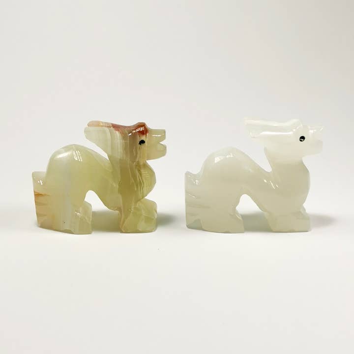 Mini Welsh Dragon Onyx Crystal Assorted Colours for wholesale by Heaven Spring Ltd