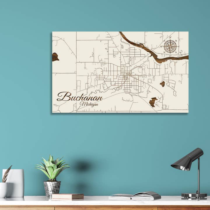 Fire & Pine - Wholesale Map - Michigan: Buchanan Street Map2