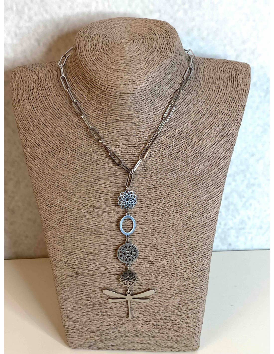 EDITION LIMITEE - Wholesale Pendant/Charm Necklace - VISHNOU silver necklace1