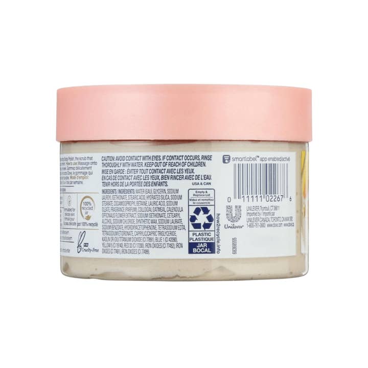 First Choice Buying – wholesale Kroppsskrubb/Exfoliant – Dove Exfoliating Body Polish, Kolloidalt Havremjöl och Ringblomsolja, 10,5 oz
