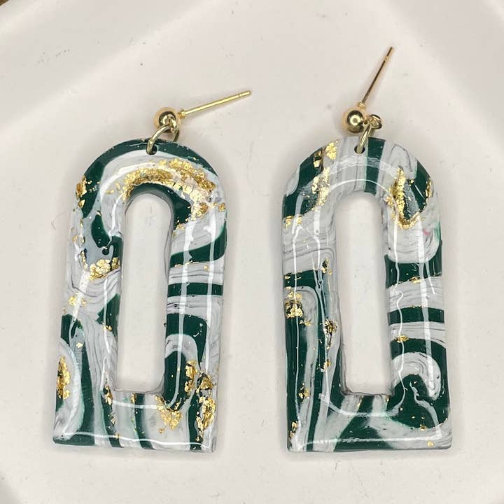 Grønne og guldbuer for engroshandel hos Asselin Designs