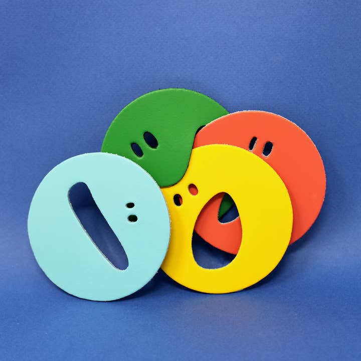Ark Colour Design - Wholesale Coasters - Funny Like You - Set of 4 Leather Coasters