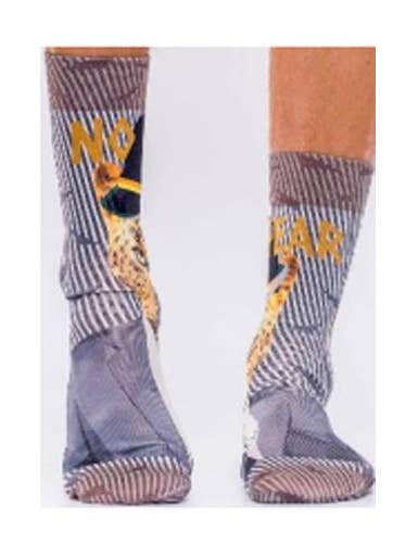 Light Grey Business Tiger Socks for wholesale by Urbiana