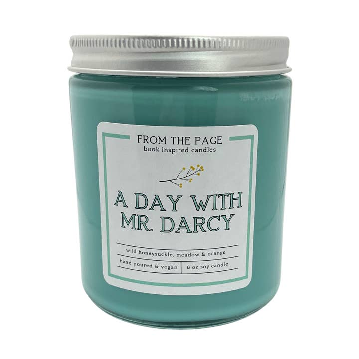 A Day with Mr. Darcy - Soy Candle for wholesale by From the Page