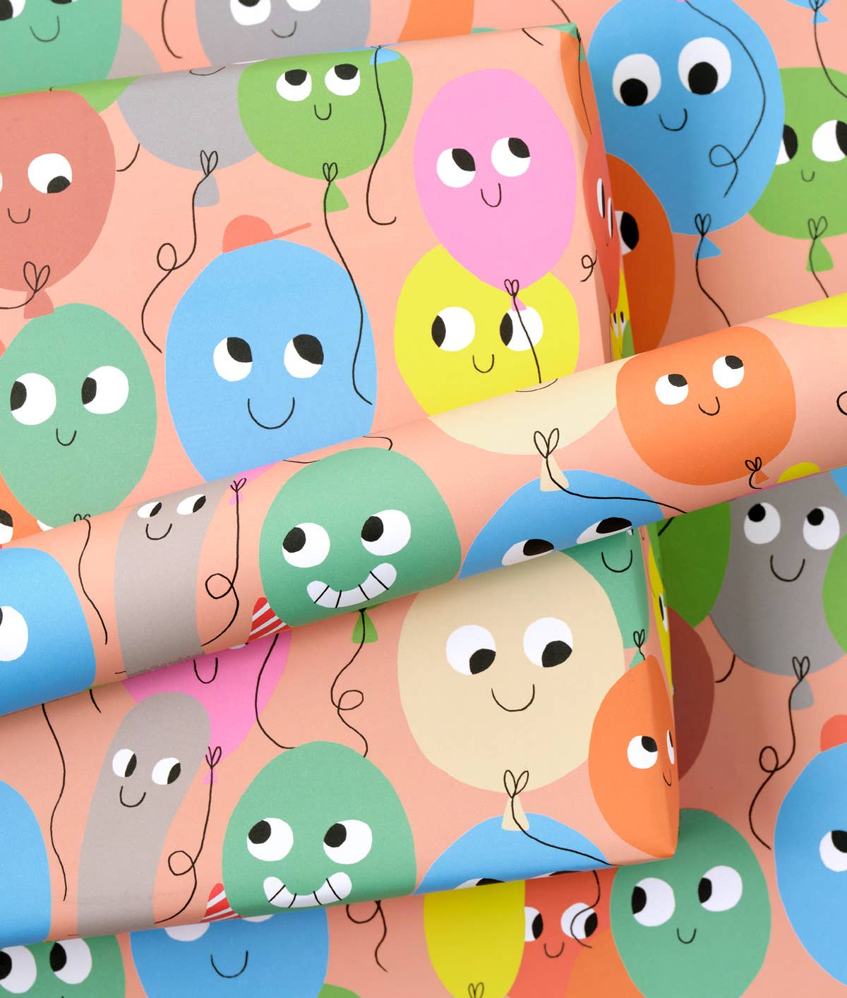 Wrap (US duties paid) - Vente Feuille de papier cadeau - Papier cadeau à ballons1