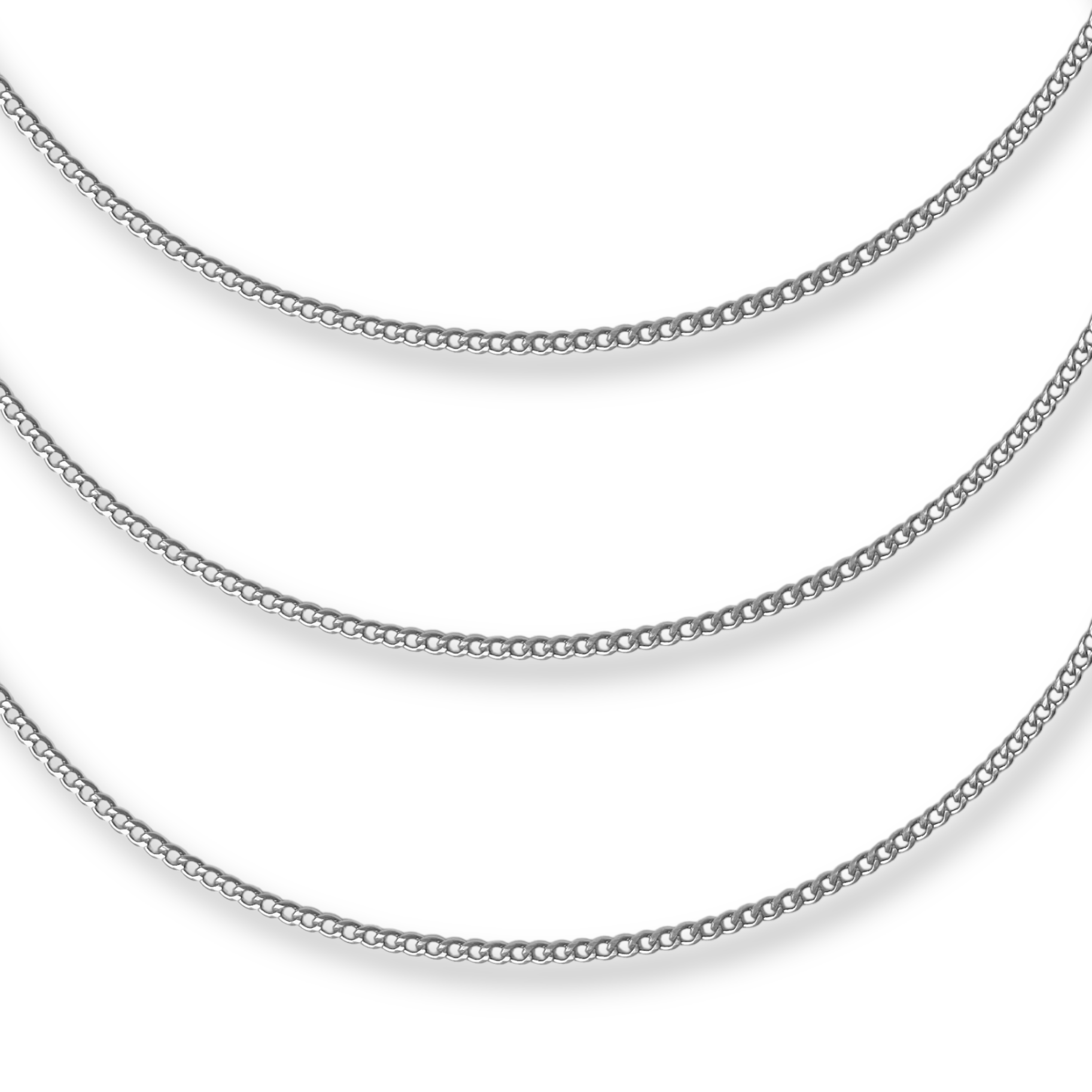 Love, Paige Designs - Wholesale Link & Chain Bracelet - Curb Silver Chain Bracelet1