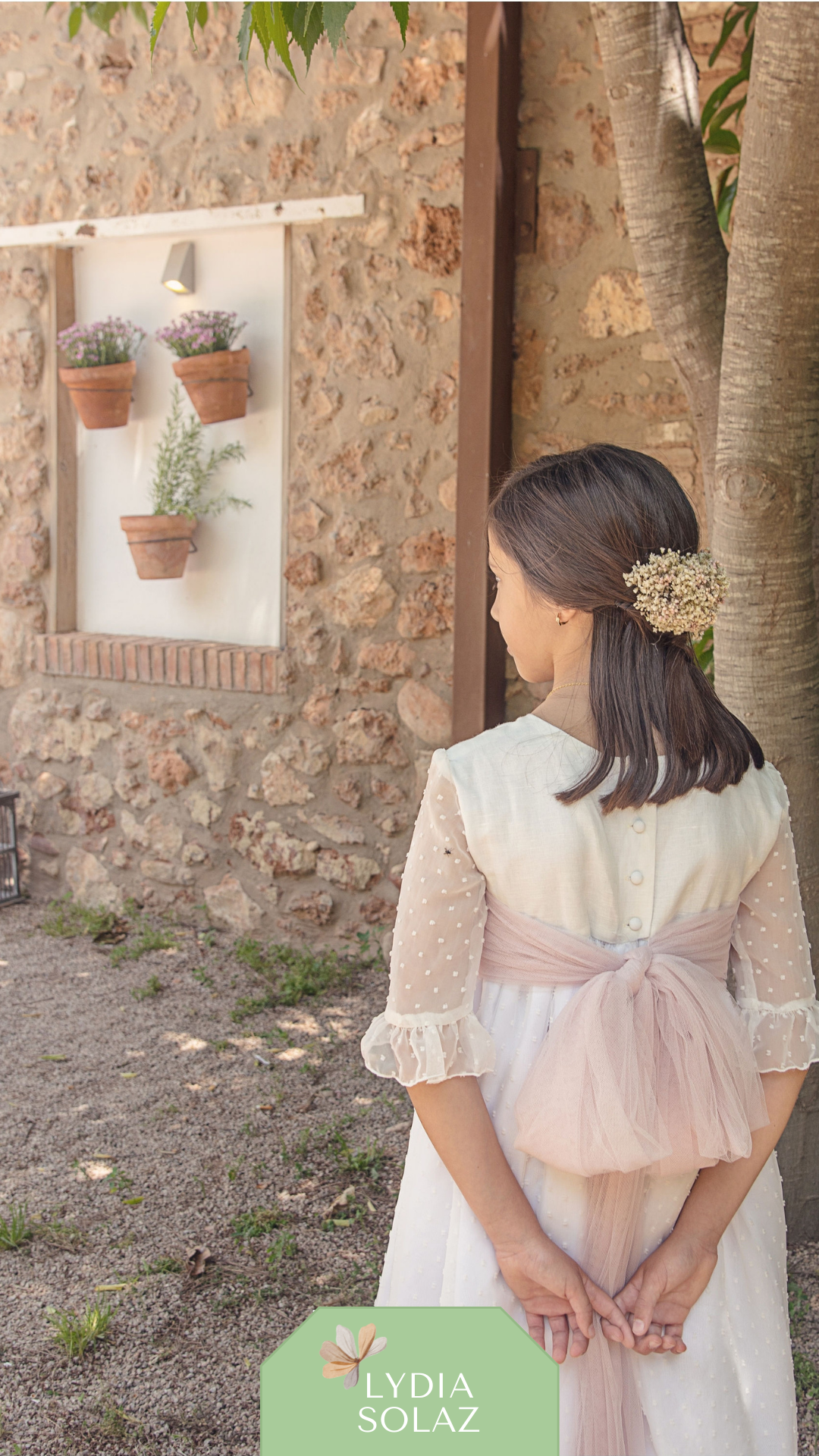 LYDIASOLAZCEREMONIAS - Venta al por mayor Vestido - Niños - Vestido de Comunión Elia3