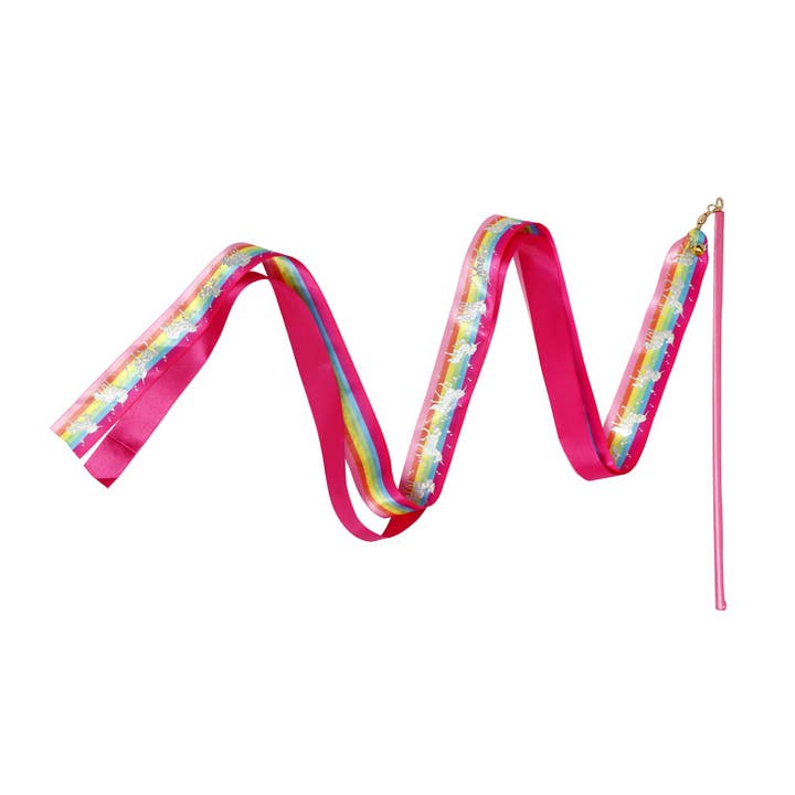 Pink Poppy - Wholesale Toy wand – Kids - Stardust Unicorn Fairy Ribbon Wand pack-size-6