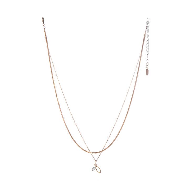 Petal Layered Necklace for wholesale by Hailey Gerrits