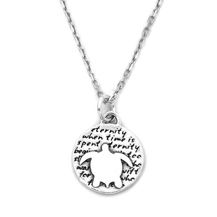 Turtle Necklace (Eternity)-D100SM for wholesale by Kevin N Anna
