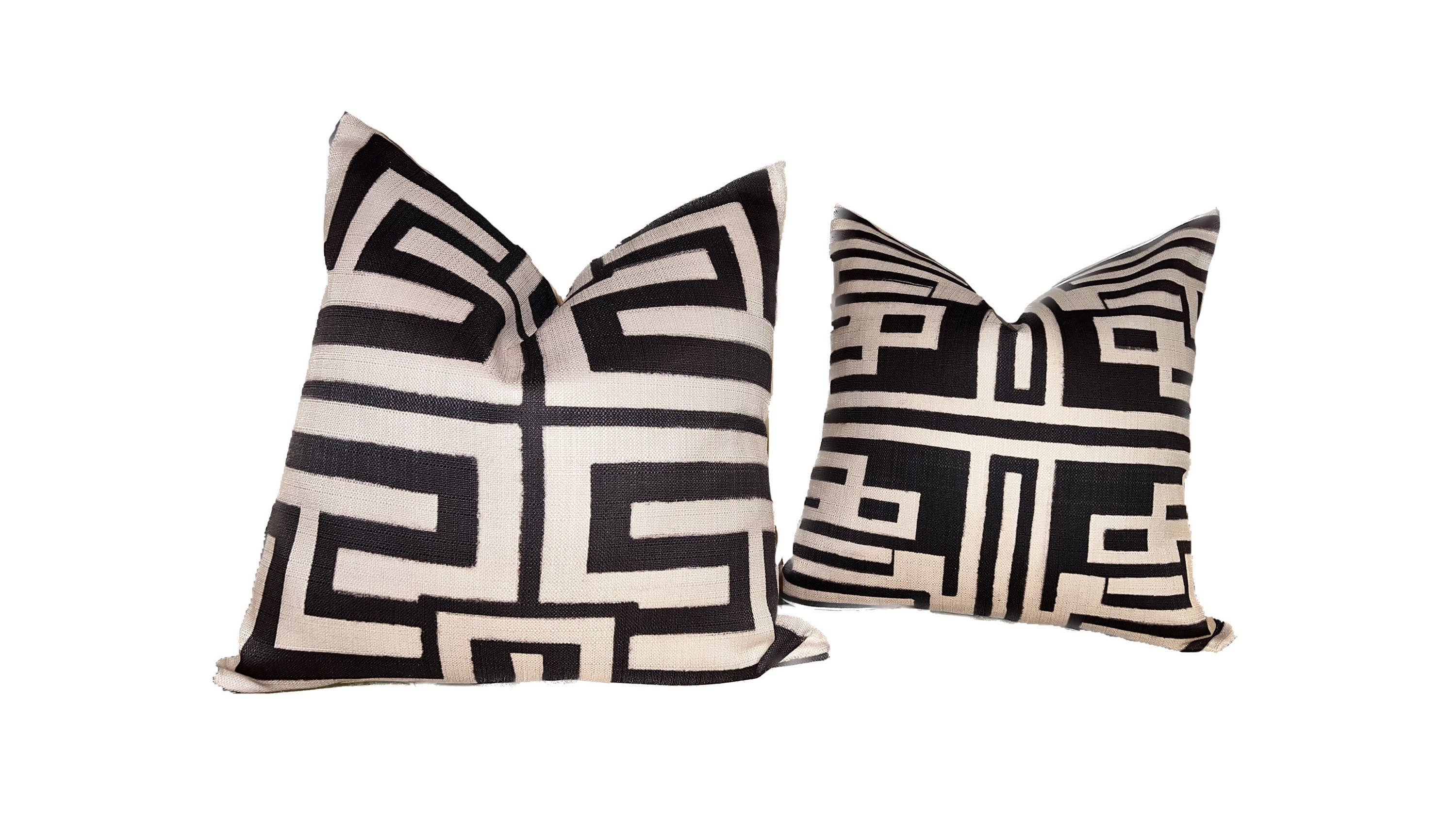 Hound and Hog - Wholesale Throw/Decorative Pillow - Decorative Abstract Modern Art Geometric Throw Pillow Brown6