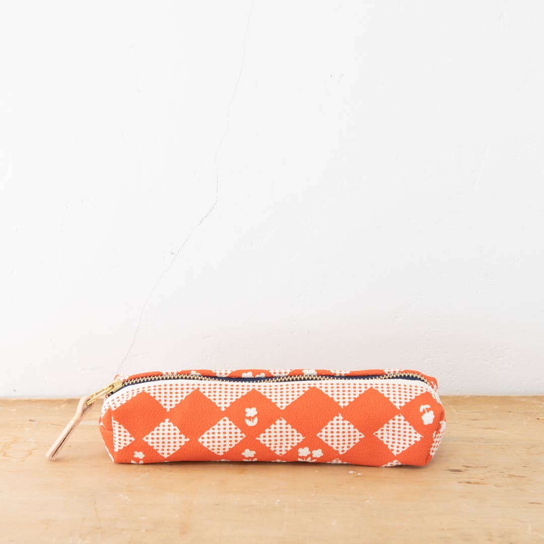 Erin Flett - Wholesale Pencil Case/Pouch - Checkered Quilt Pencil Bag23