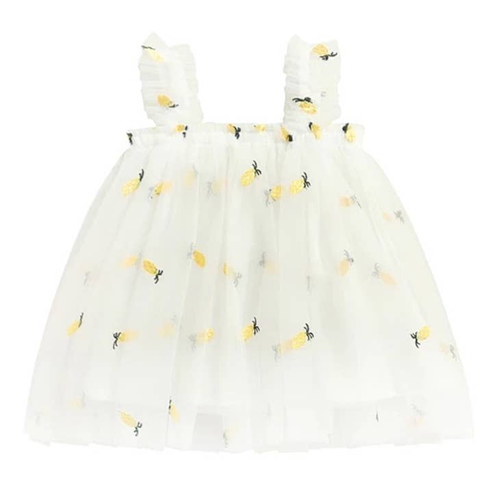 Fennco Styles - Wholesale Dress - Kids - Embroidery Mesh Tulle Girl Dress