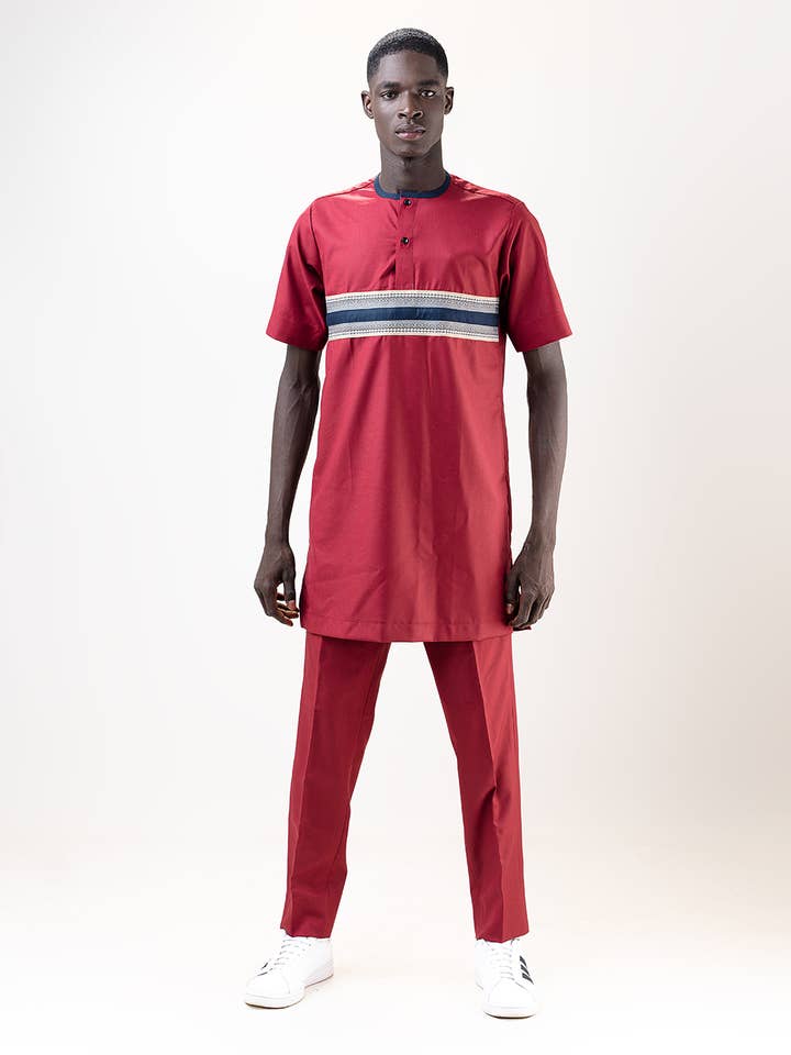 CONJUNTO DE DUAS PEÇAS NGAMABOU por atacado de ETNICA