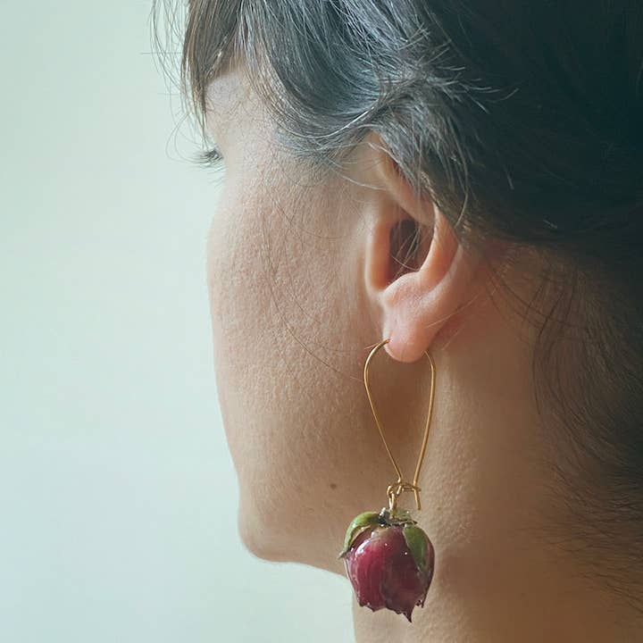 Lakoo Designs – wholesale Hängande örhängen – Rose Drop örhängen3