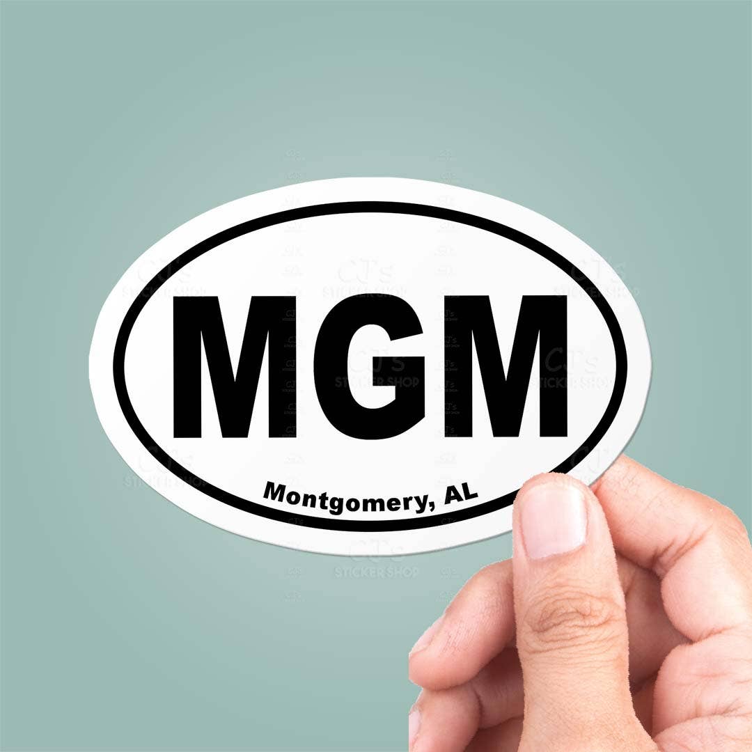 CJ's Sticker Shop - Wholesale Sticker - Montgomery, AL Oval Sticker