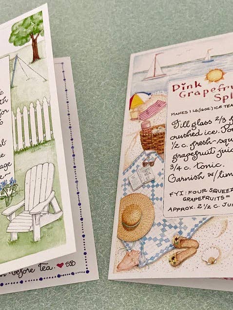 Summer Coolers Anteckningskort för wholesale av Susan Branch Studios