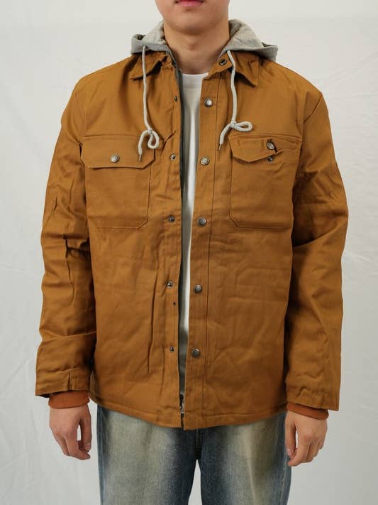Lime Tree Clothing Inc. - Wholesale Shirt Jacket/Shacket - Men's - Men's Duck Canvas Hooded Shirt Jacket – Stylish & Versatile 11
