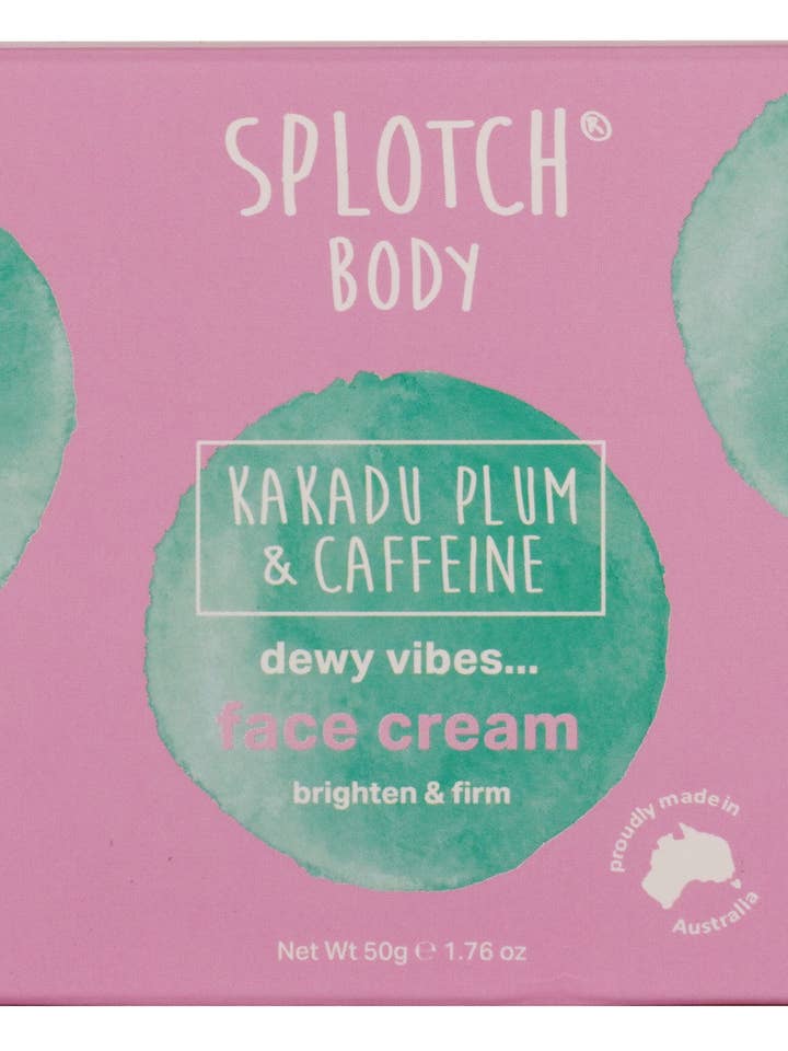 Splotch Body Kakadu Plum & Caffeine Dewy Vibes…Face Cream for wholesale by Cognescenti Pty Ltd
