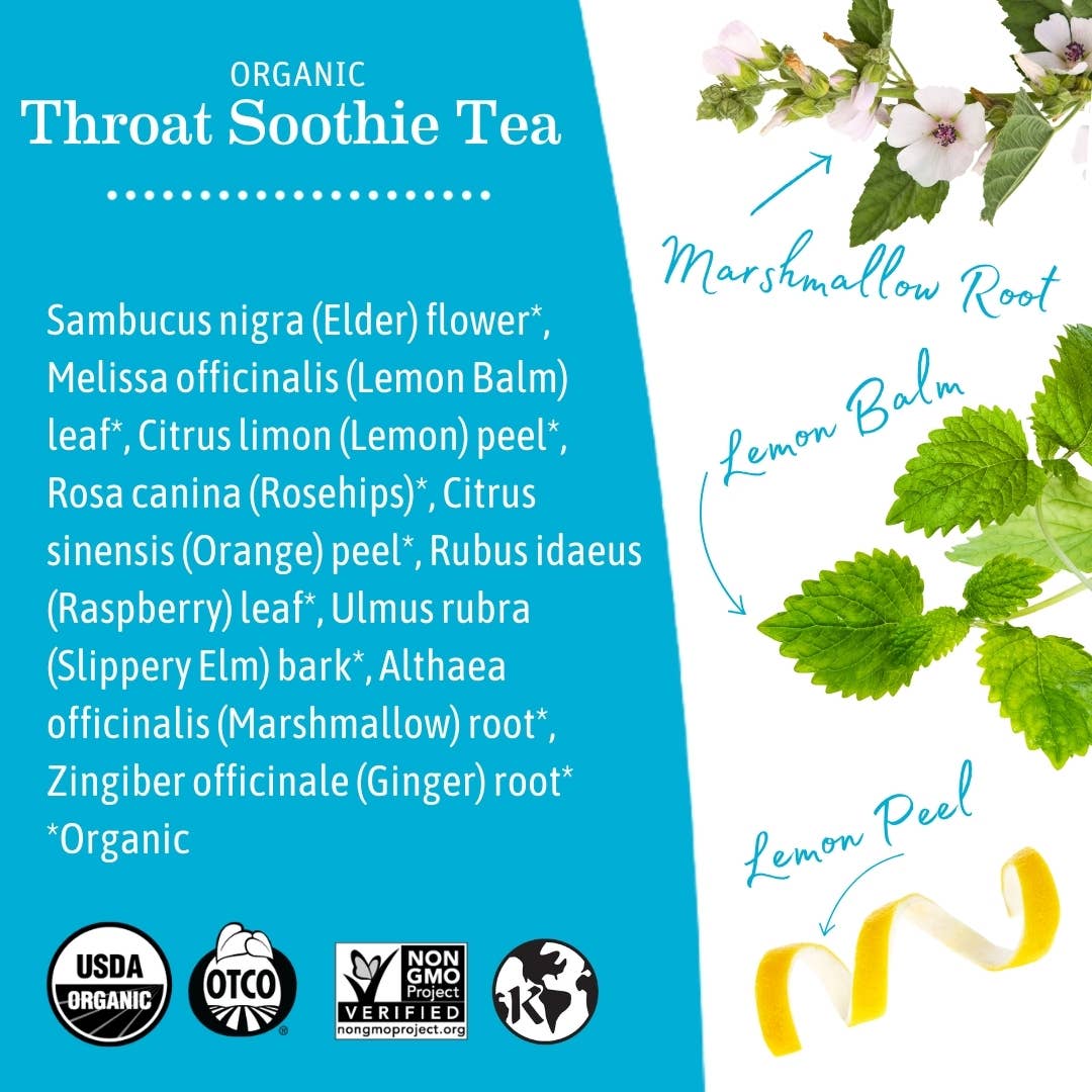 Earth Mama Organics - Wholesale Health/Detox Tea - Organic Throat Soothie Tea2