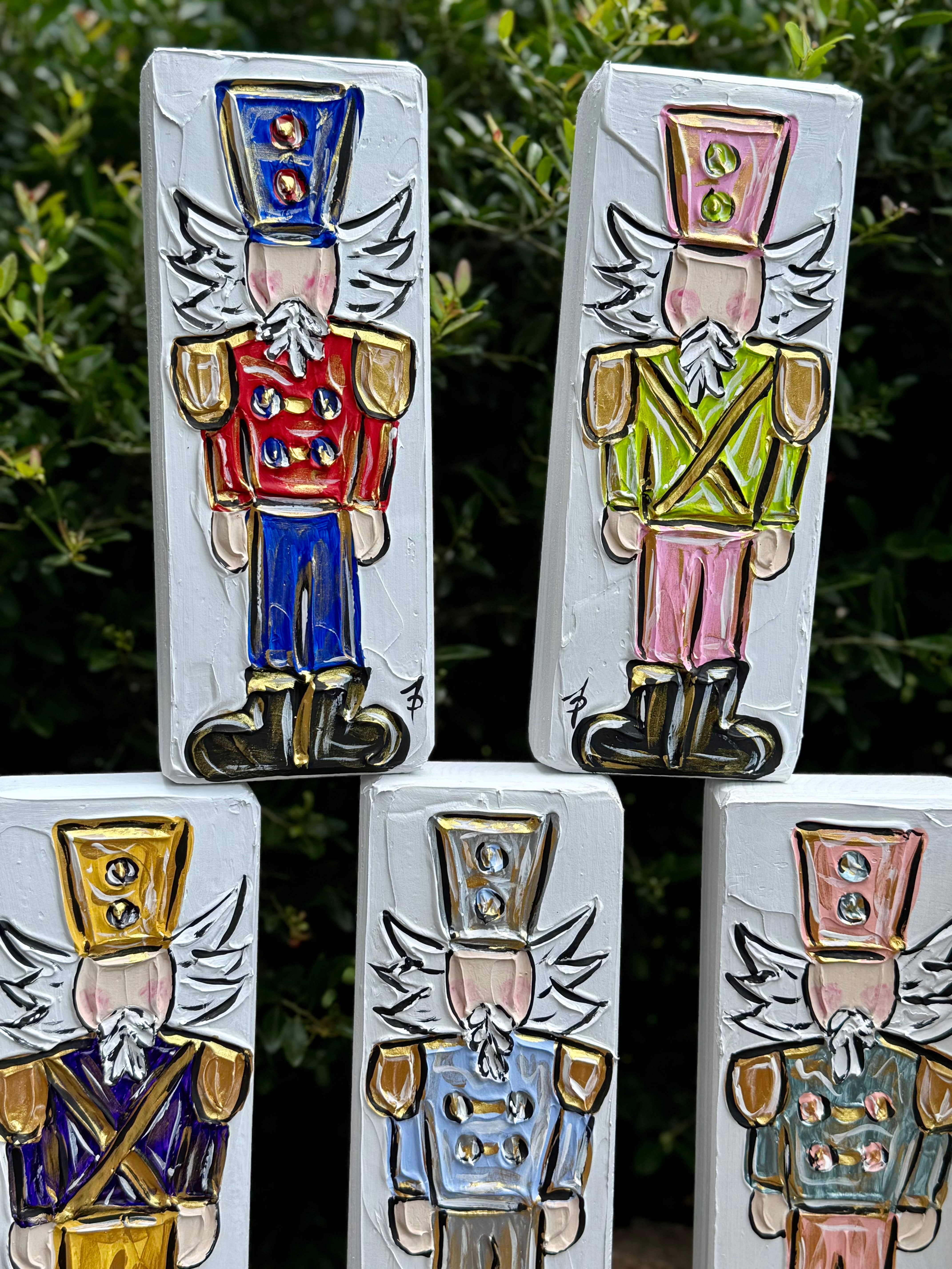 Framesaplenty - Vente Décoration de Noël - Bloc décoratif texturé Casse-Noisette8