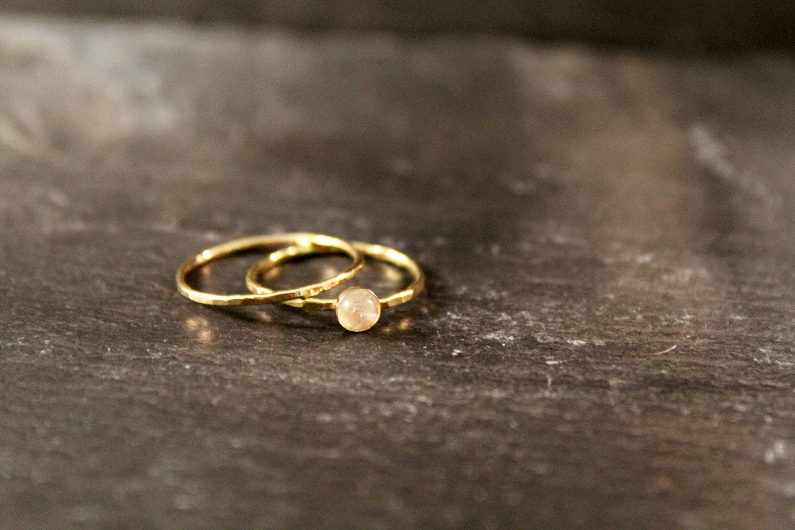 Simply Chic Jewelry - Wholesale Single Stone/Solitaire Ring - Moonstone Gemstone Ring1