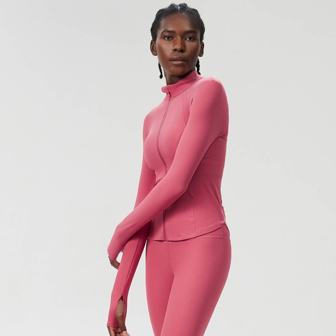 Sodalemon – wholesale Sportjacka - Dam – Damjacka med hög krage och midjeformande funktion för yoga och löpning13