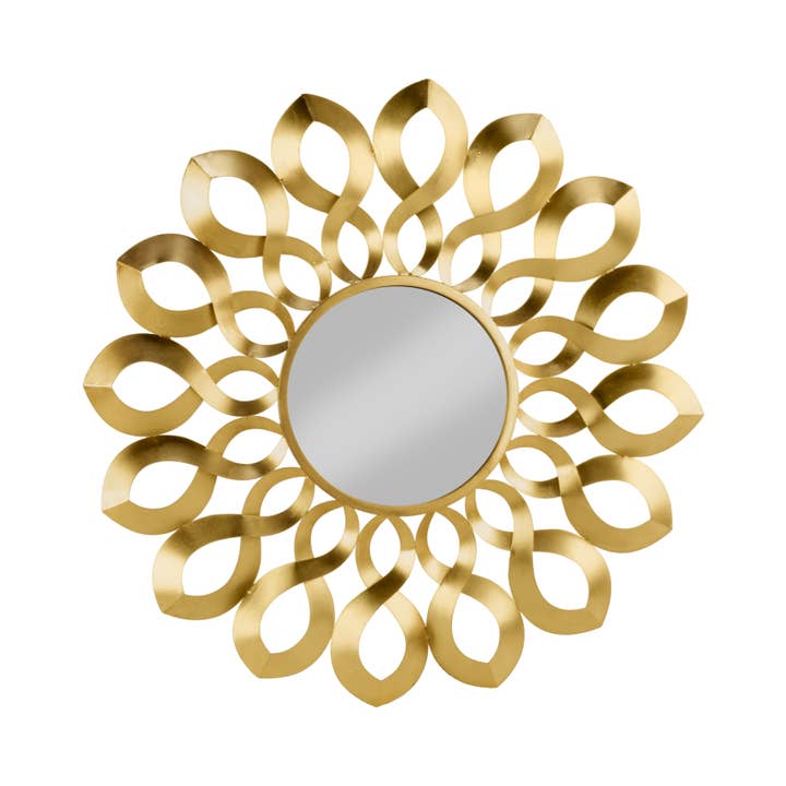 Tripar International – wholesale Väggspegel – Guld Wave Starburst Spegel